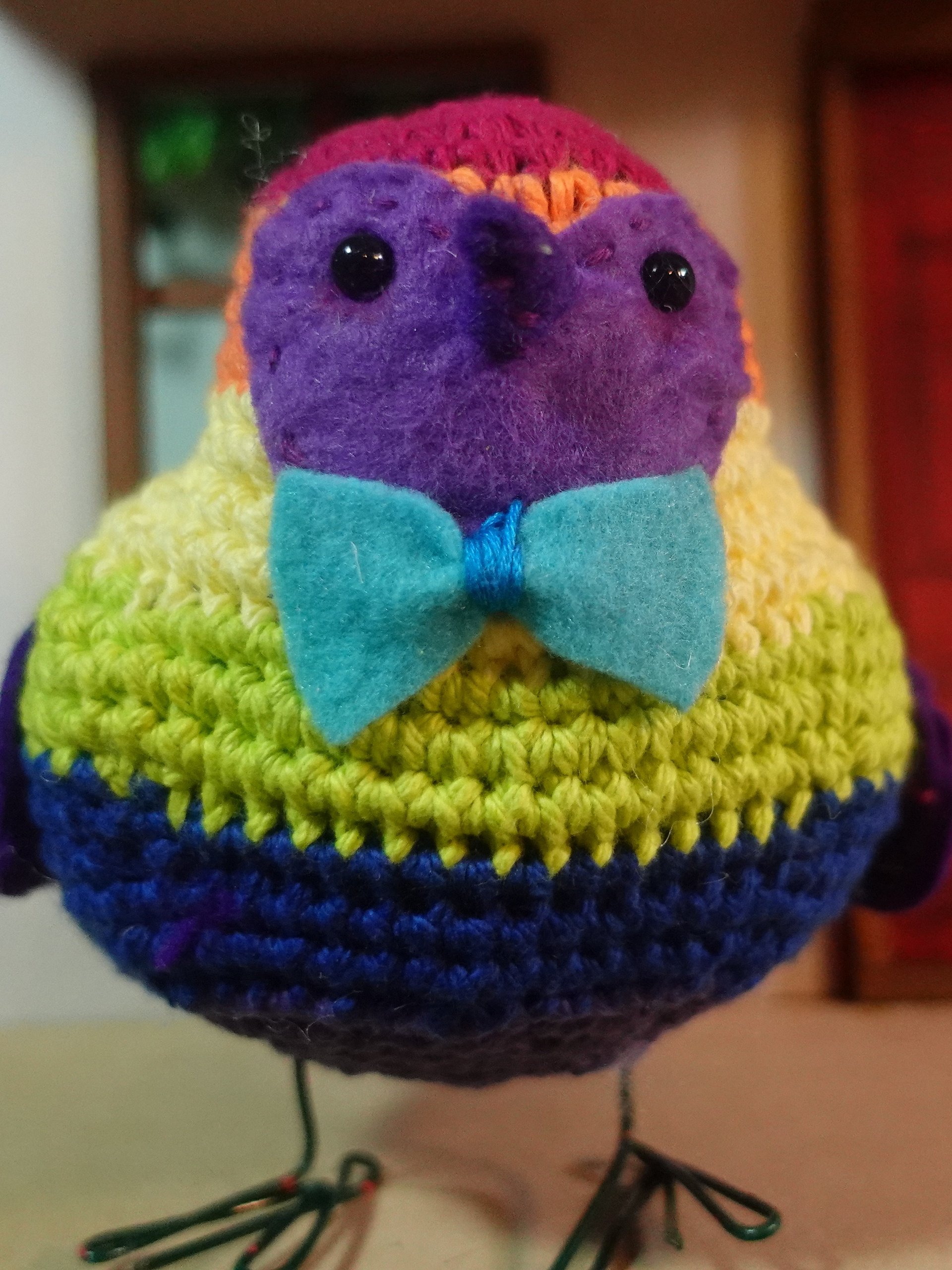 Crocheted Seasonal Fabric Bird Pattern - Regular Size product image (1)