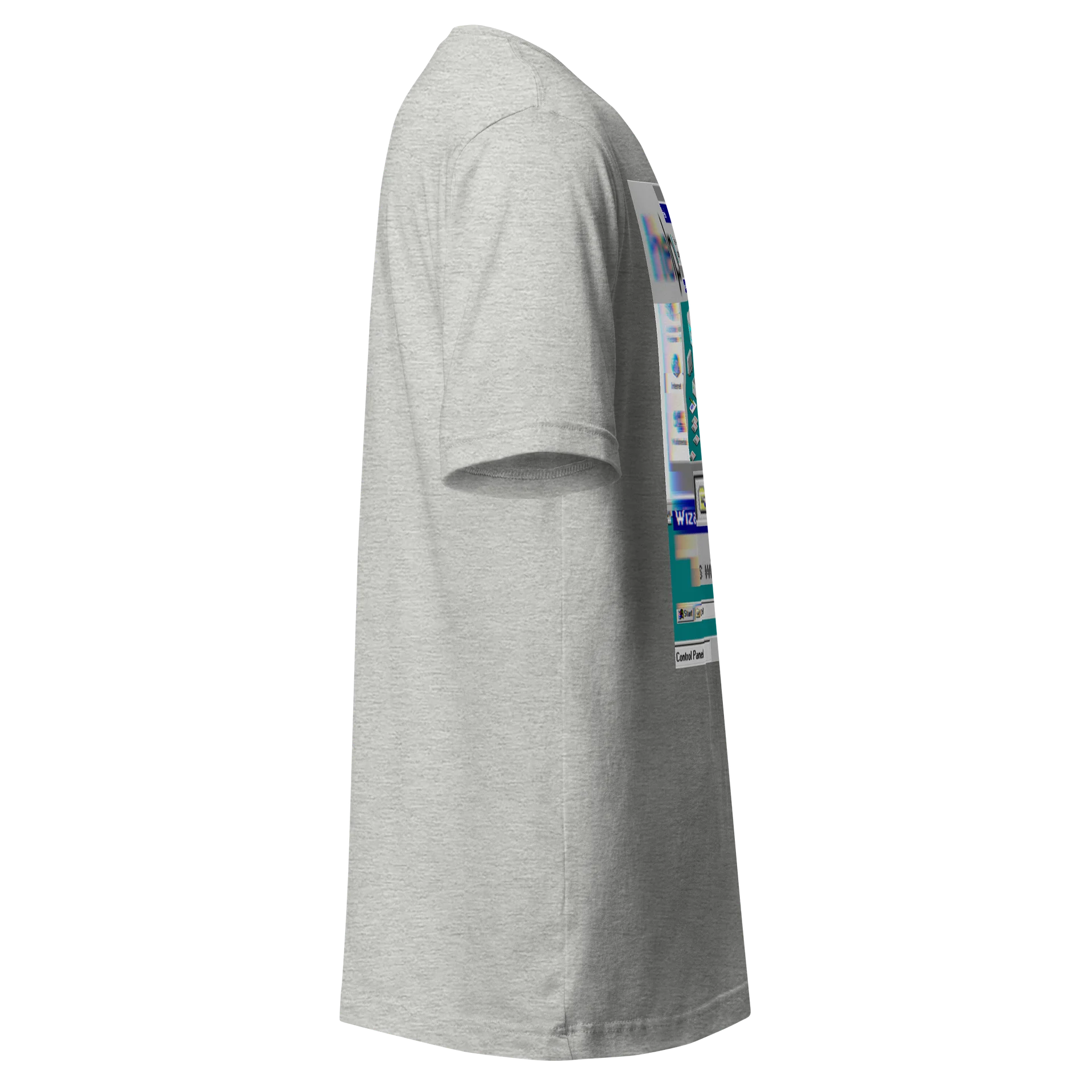 “the wizard will help” glitch graphic tee product image (3)