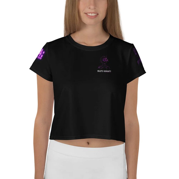 Delete Humanity Crop Graphic Tee 2 product image (1)