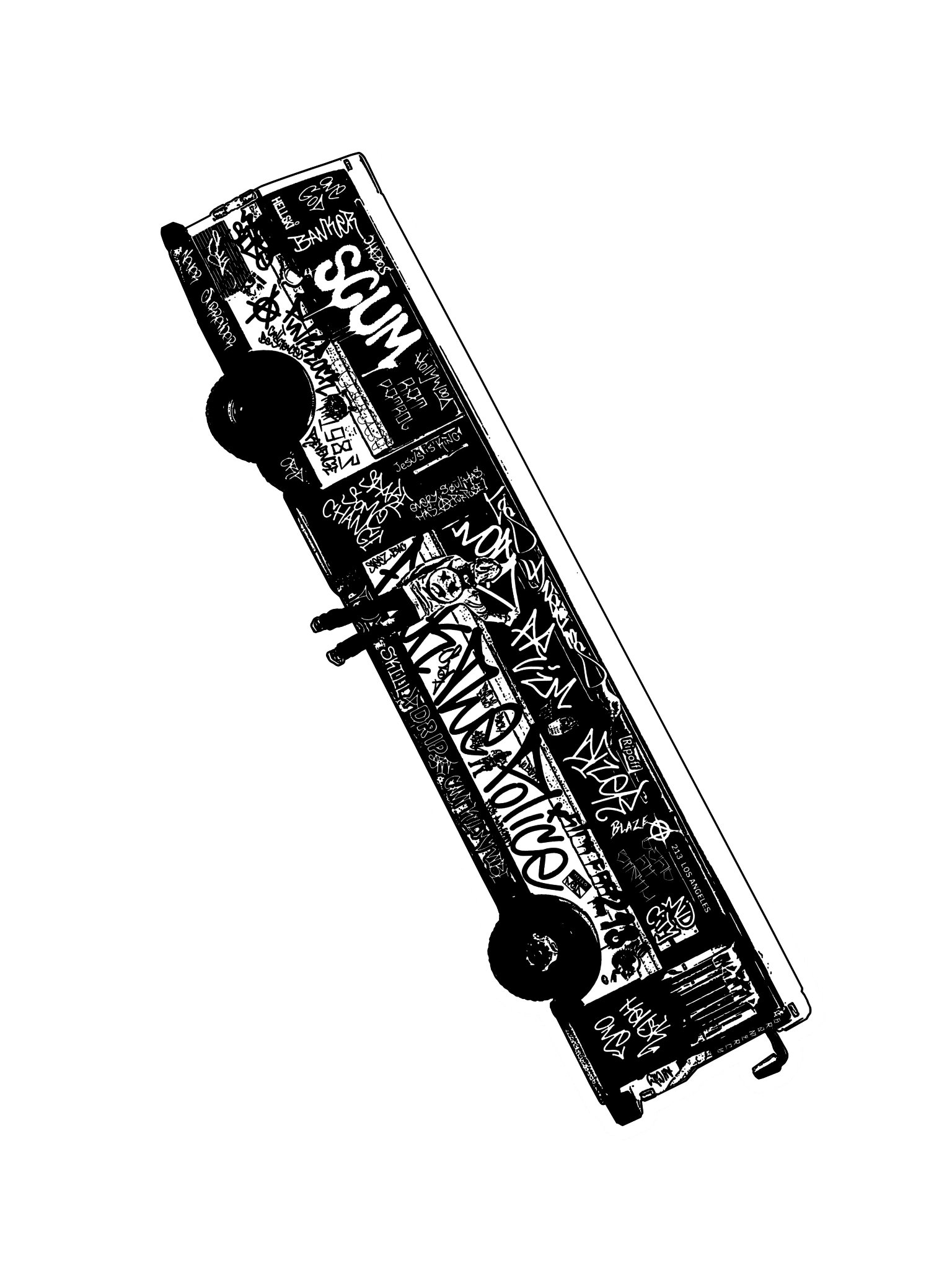 RTD ’80s GRAFFITI BUS product image (2)