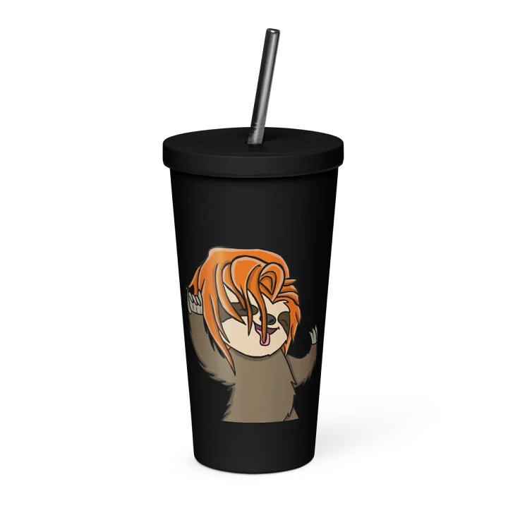 Insulated Tumbler with a Straw - Rock product image (1)