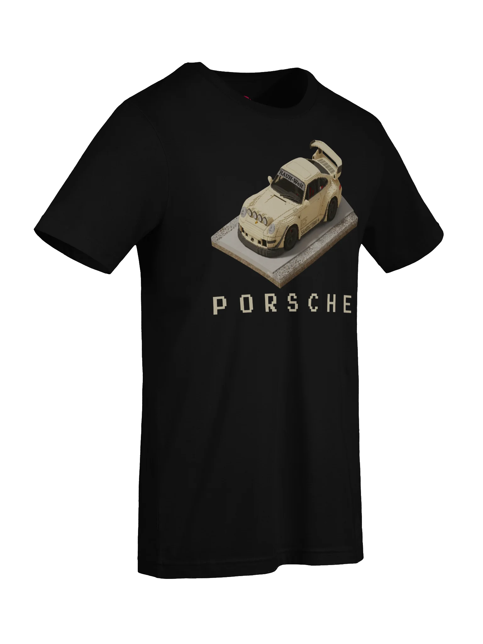 Sandstorm Beige Porsche 993 RWB "Sandstorm" Rauh-Welt Begriff Shirt (Pixel, Retro, Minecraft) product image (81)