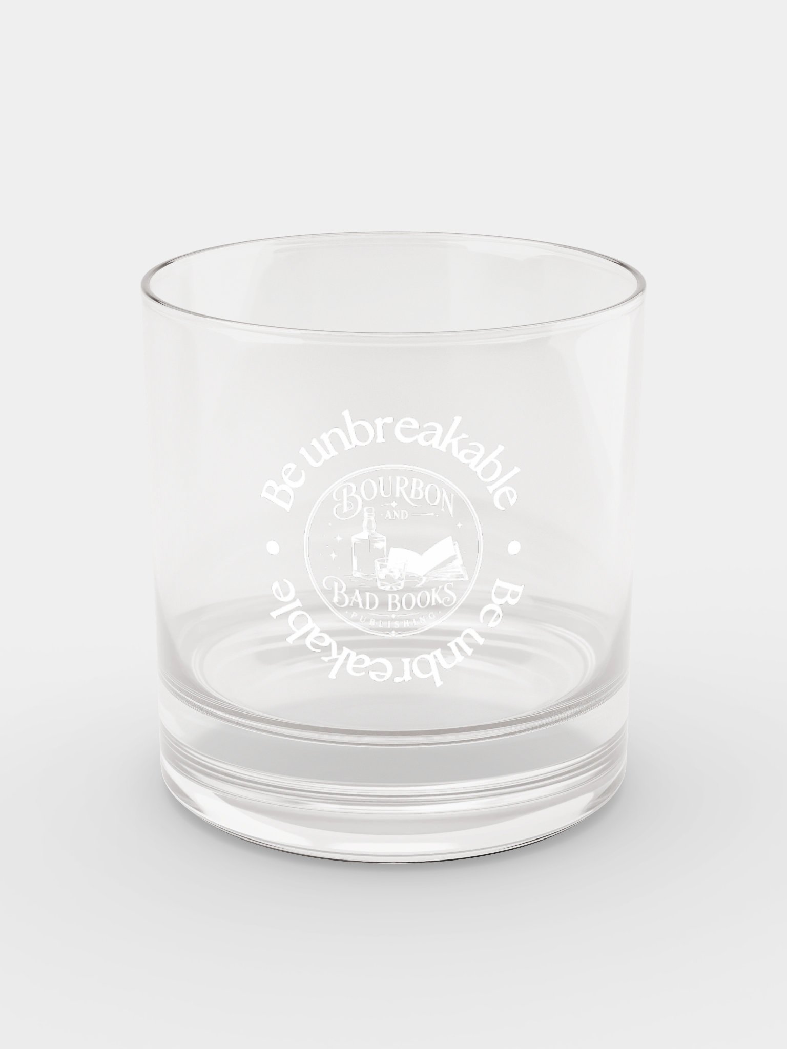 "Be Unbreakable" Rocks Glass product image (4)