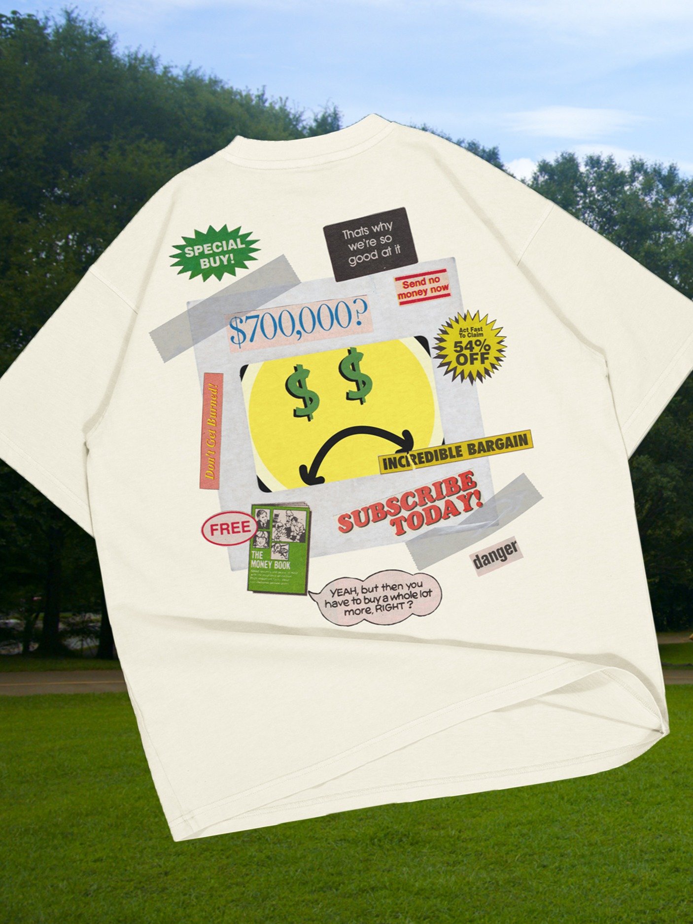 The Aye Oversized Tee (in the Light) product image (1)