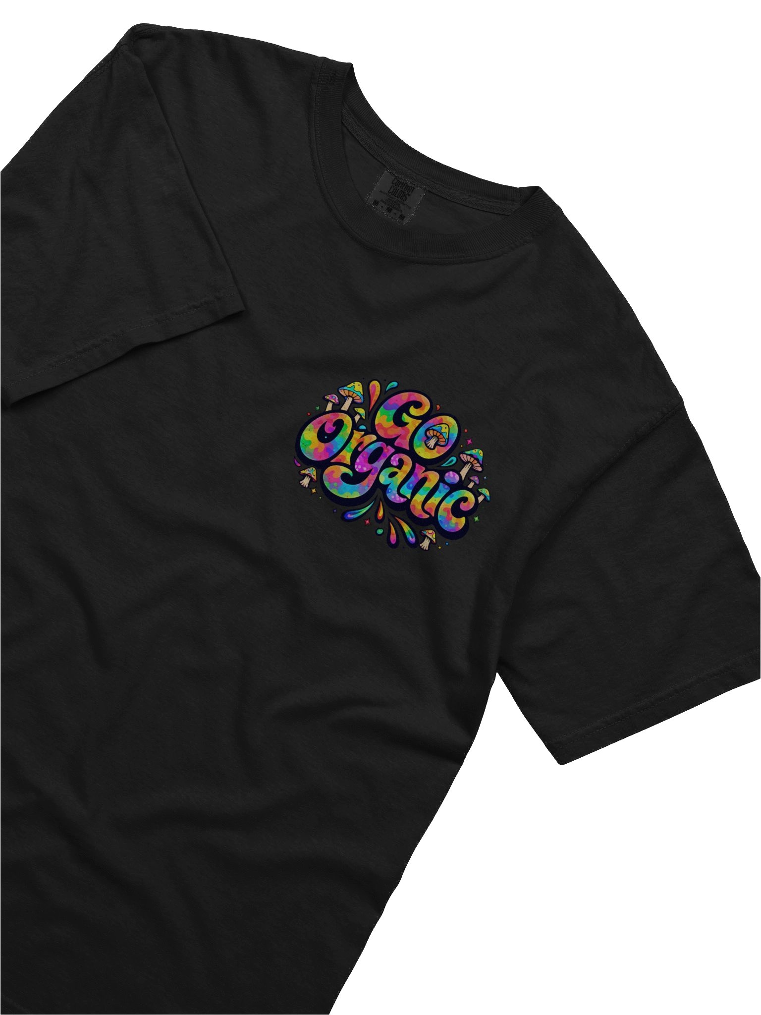 Psychedelic Go Organic Mushroom T-Shirt product image (5)