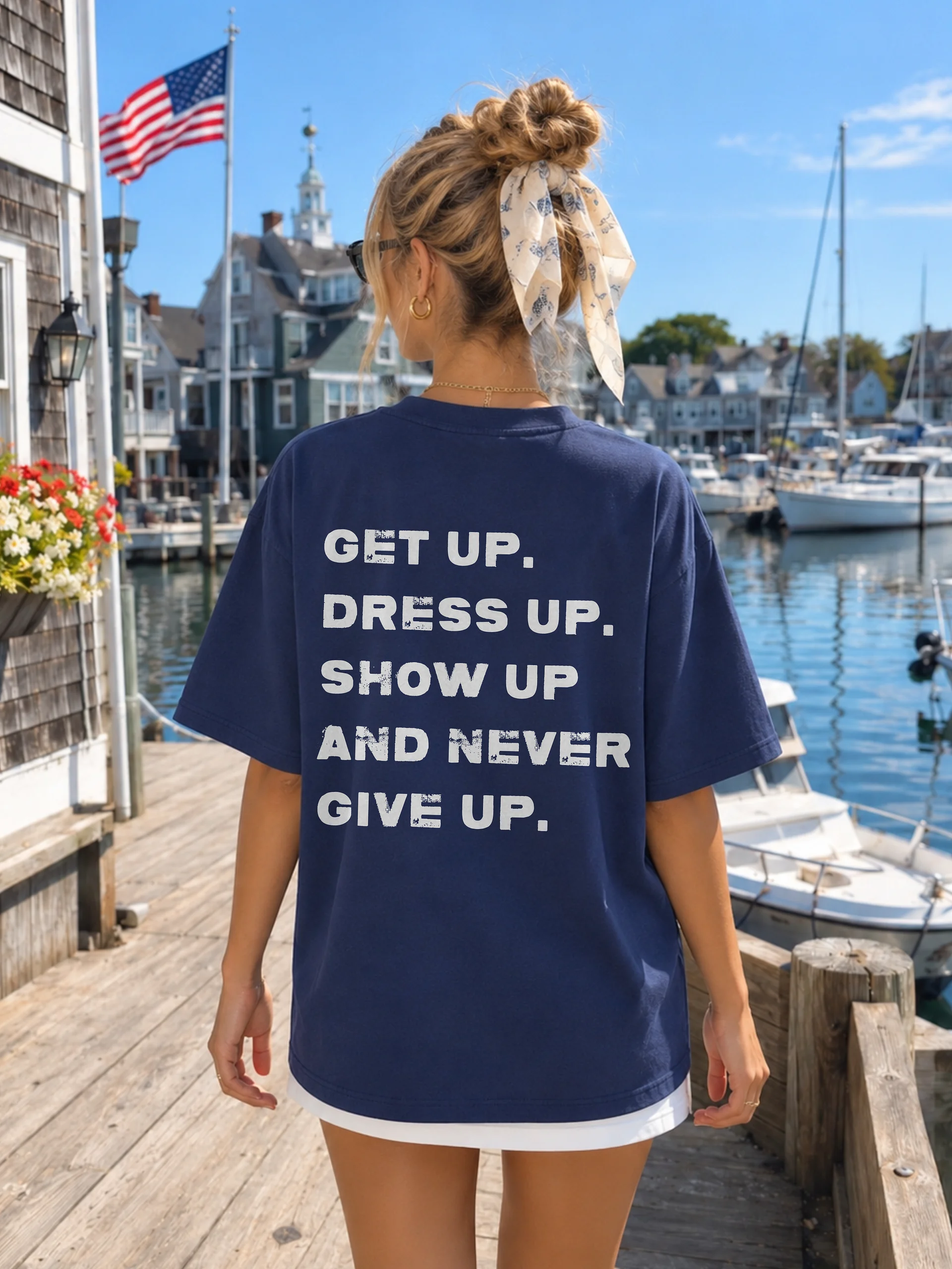 Show Up And Never Give Up T-shirt product image (1)