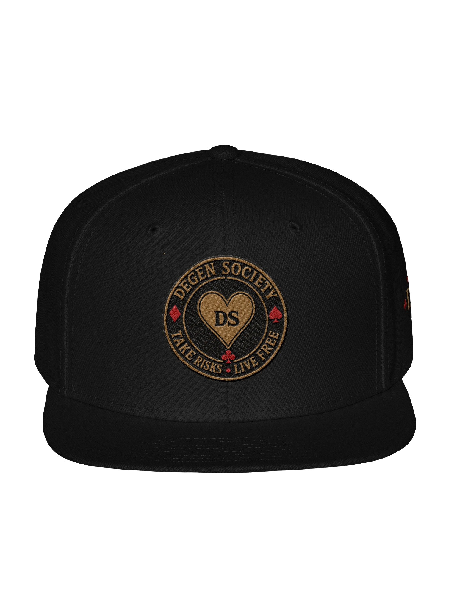 DEGEN SOCIETY – Heart Snapback Hat product image (2)