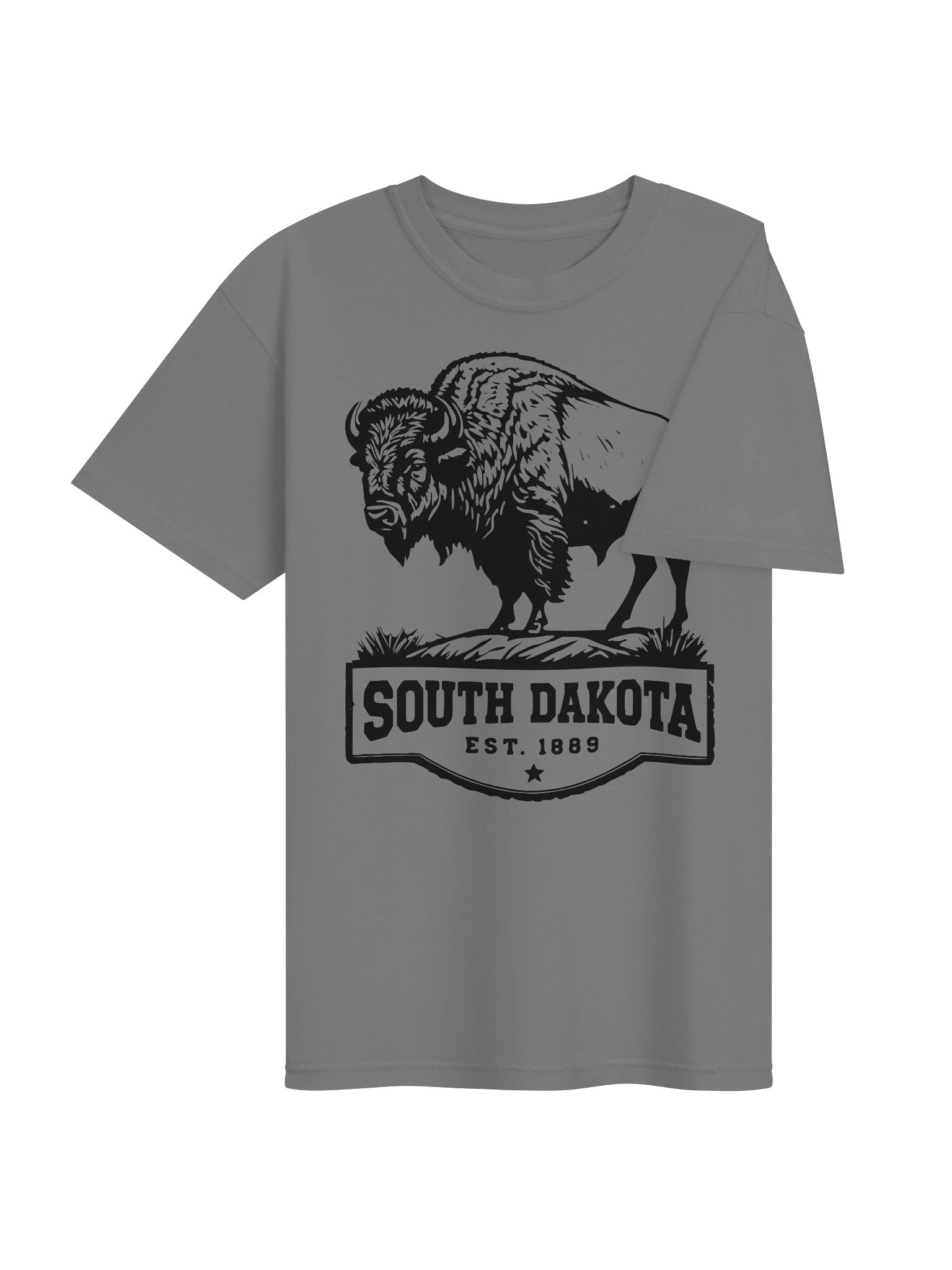 South Dakota Bison T-Shirt | Vintage State Pride Western Tee product image (11)