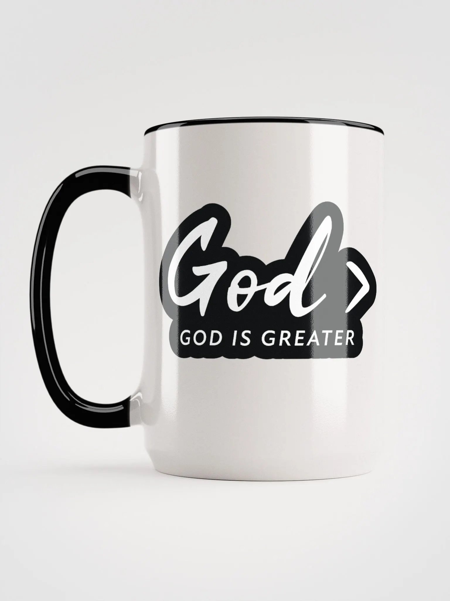 God > CLASSIC BLACK MUG product image (2)