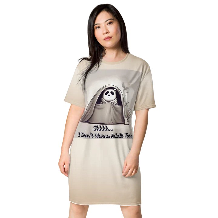 Panda 'Do Not Disturb' T-Shirt Lounge Dress product image (1)
