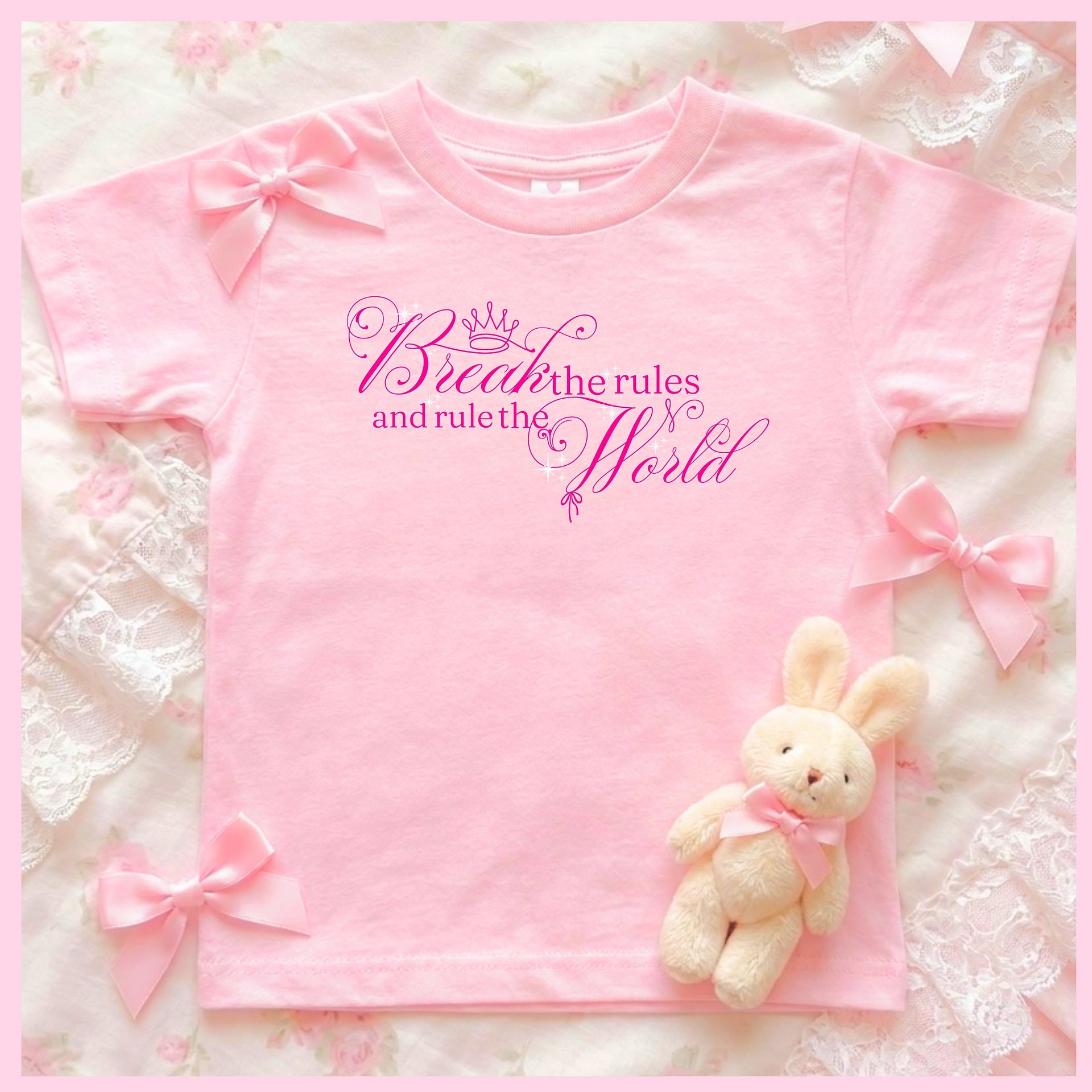 Break the rules and rule the World Tee product image (1)