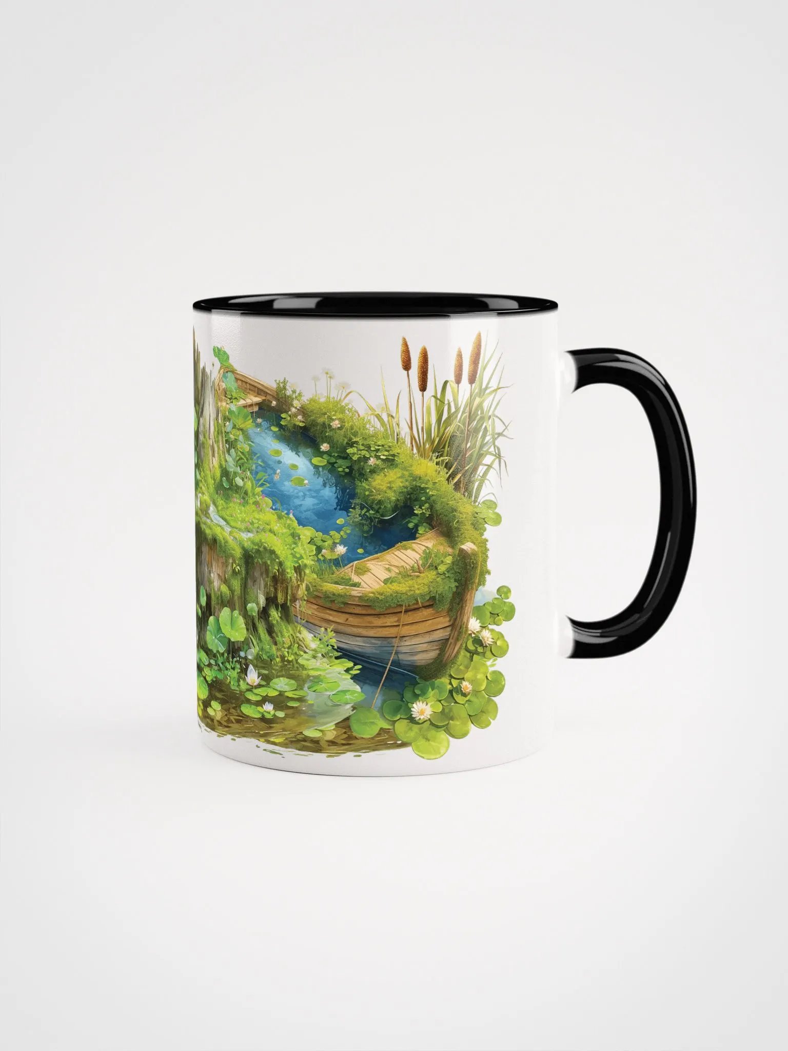 Serene Duck Pond Accent Mug product image (1)