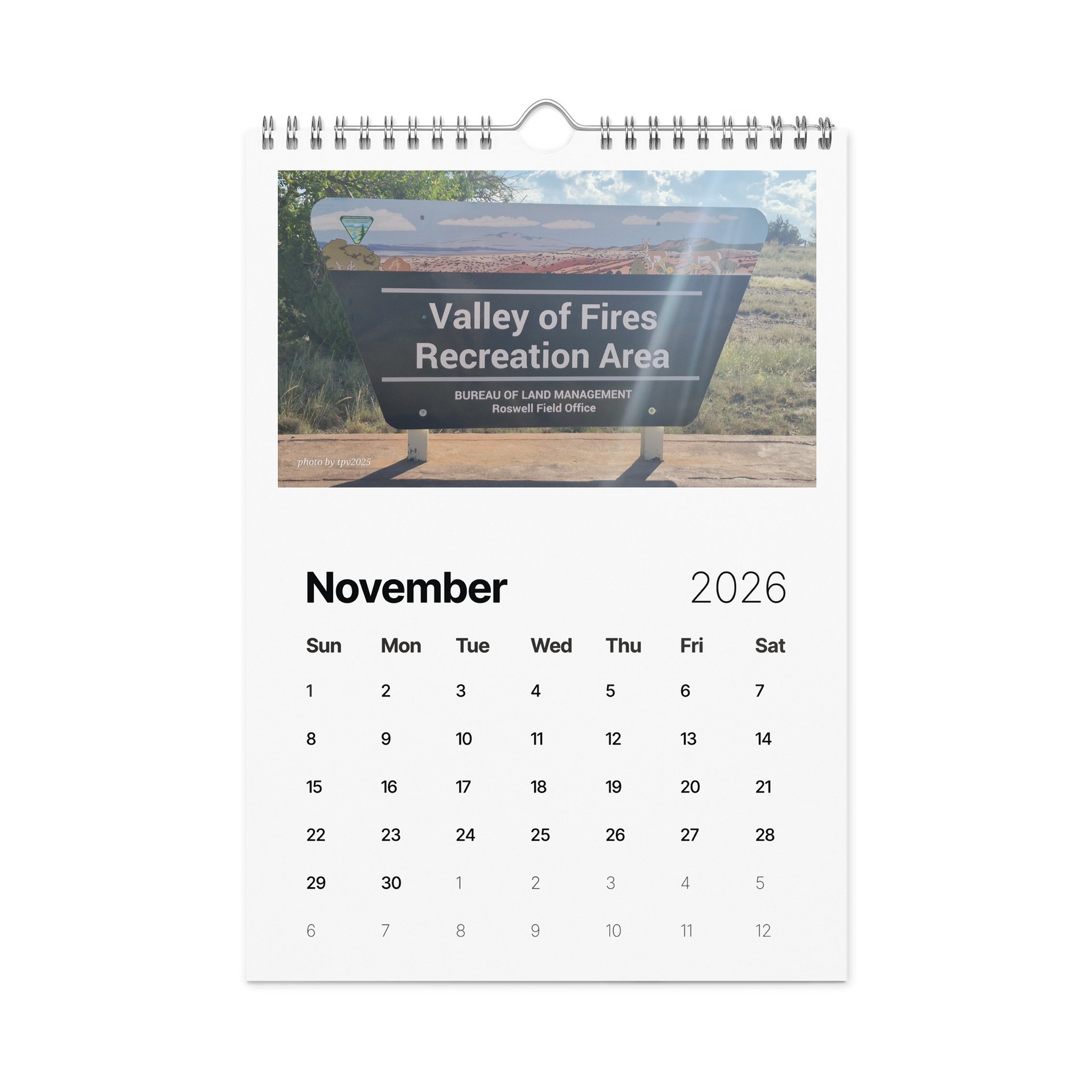 Valley of Fires Wall calendar product image (11)