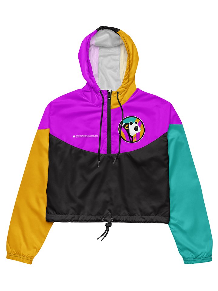 Retro Pandas Cropped Windbreaker (Women’s) product image (1)