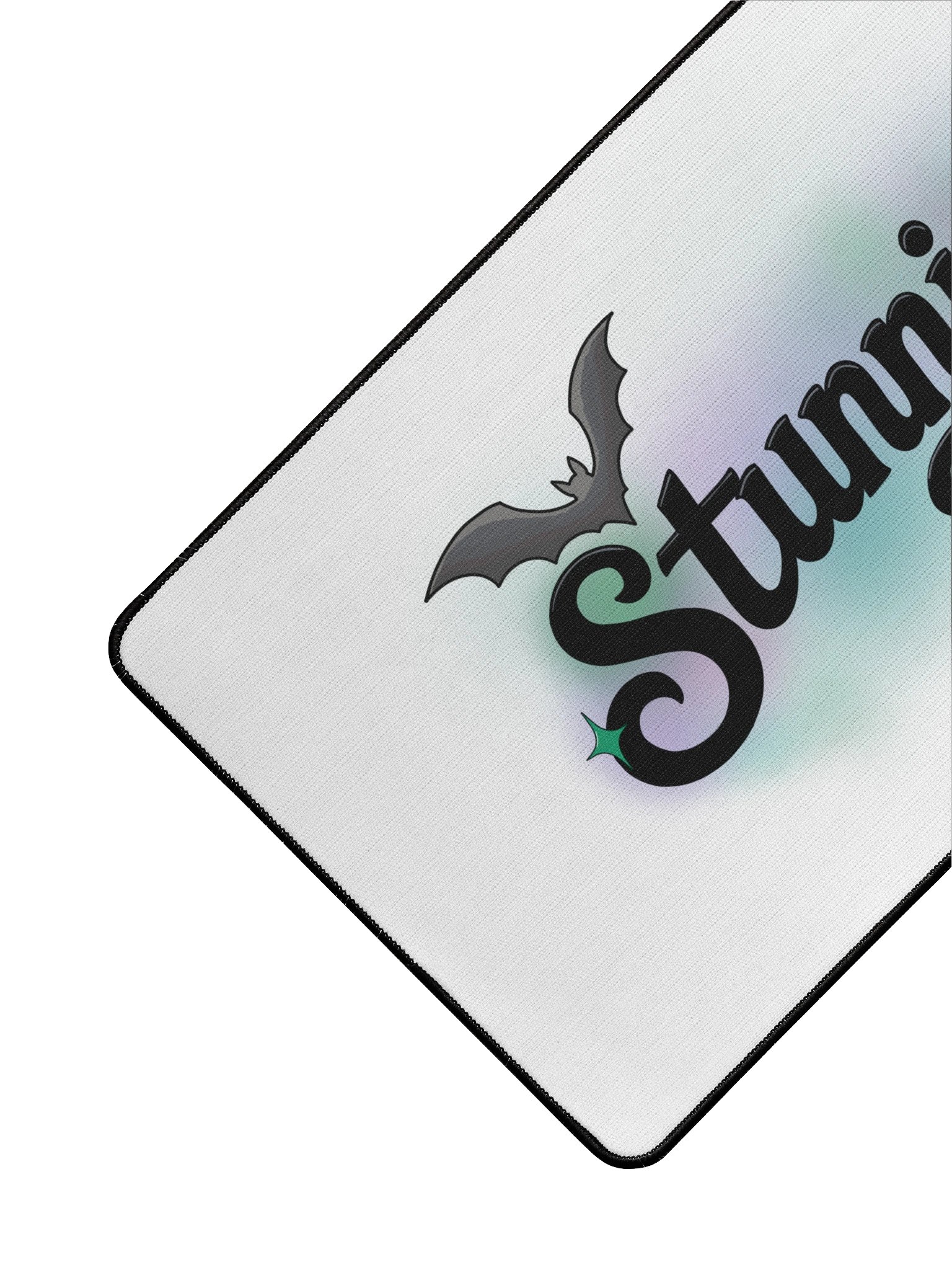 Stunning - Black Desk Mat - White product image (3)
