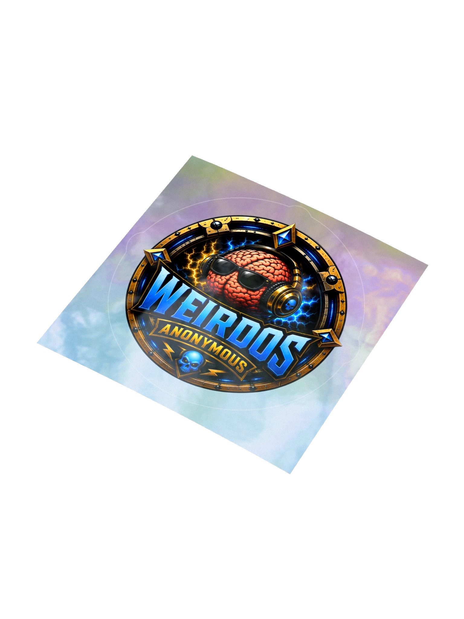 Beard__Oh Weirdos Anonymous Holographic Sticker Sheet product image (3)
