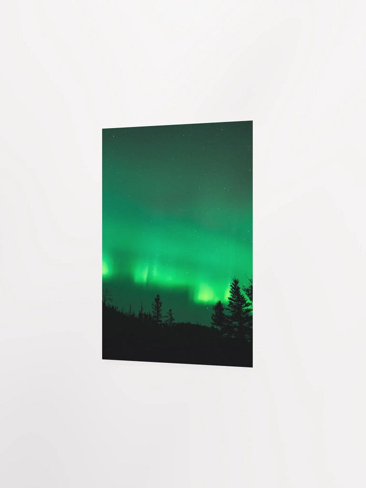 “Emerald Veil” – Northern Lights Art Print product image (2)