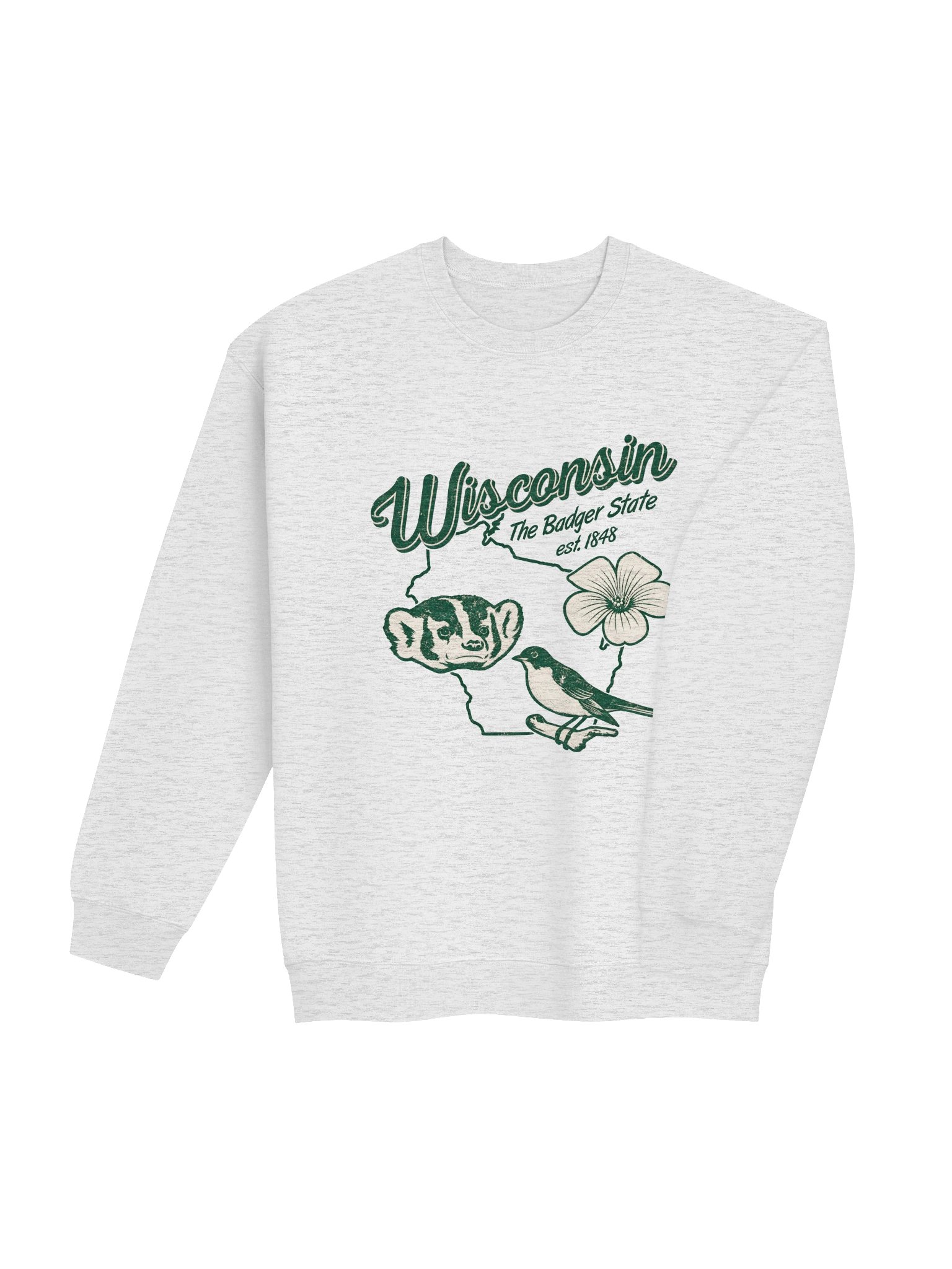 Vintage Wisconsin Badger State Crewneck product image (4)