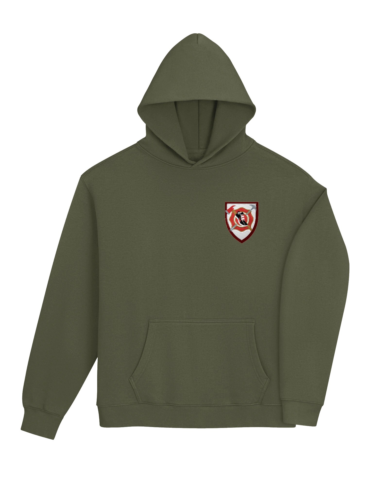 Shield Series Hoodie // Firefighter product image (6)