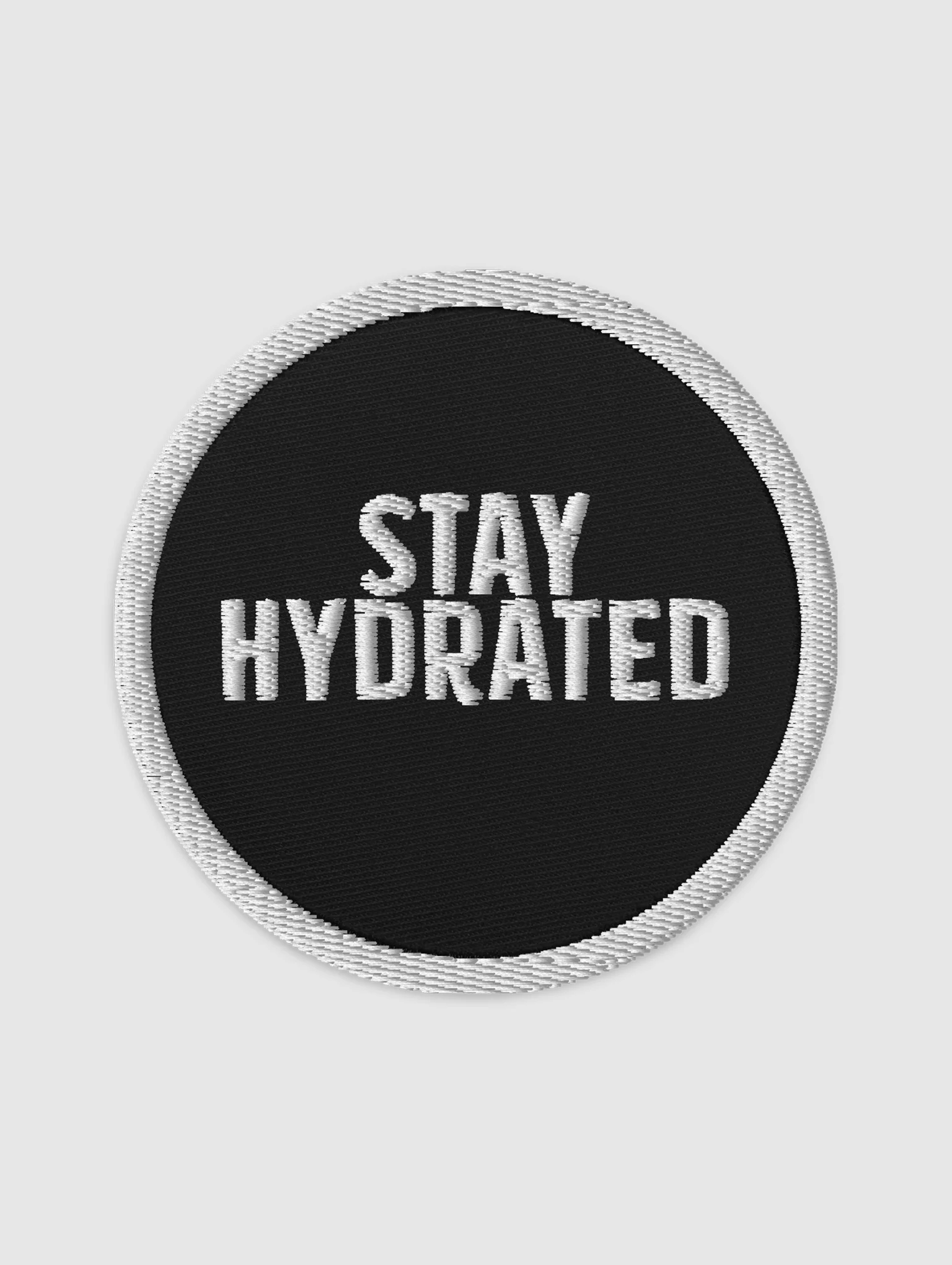 StayHydrated Embroidered patch product image (1)