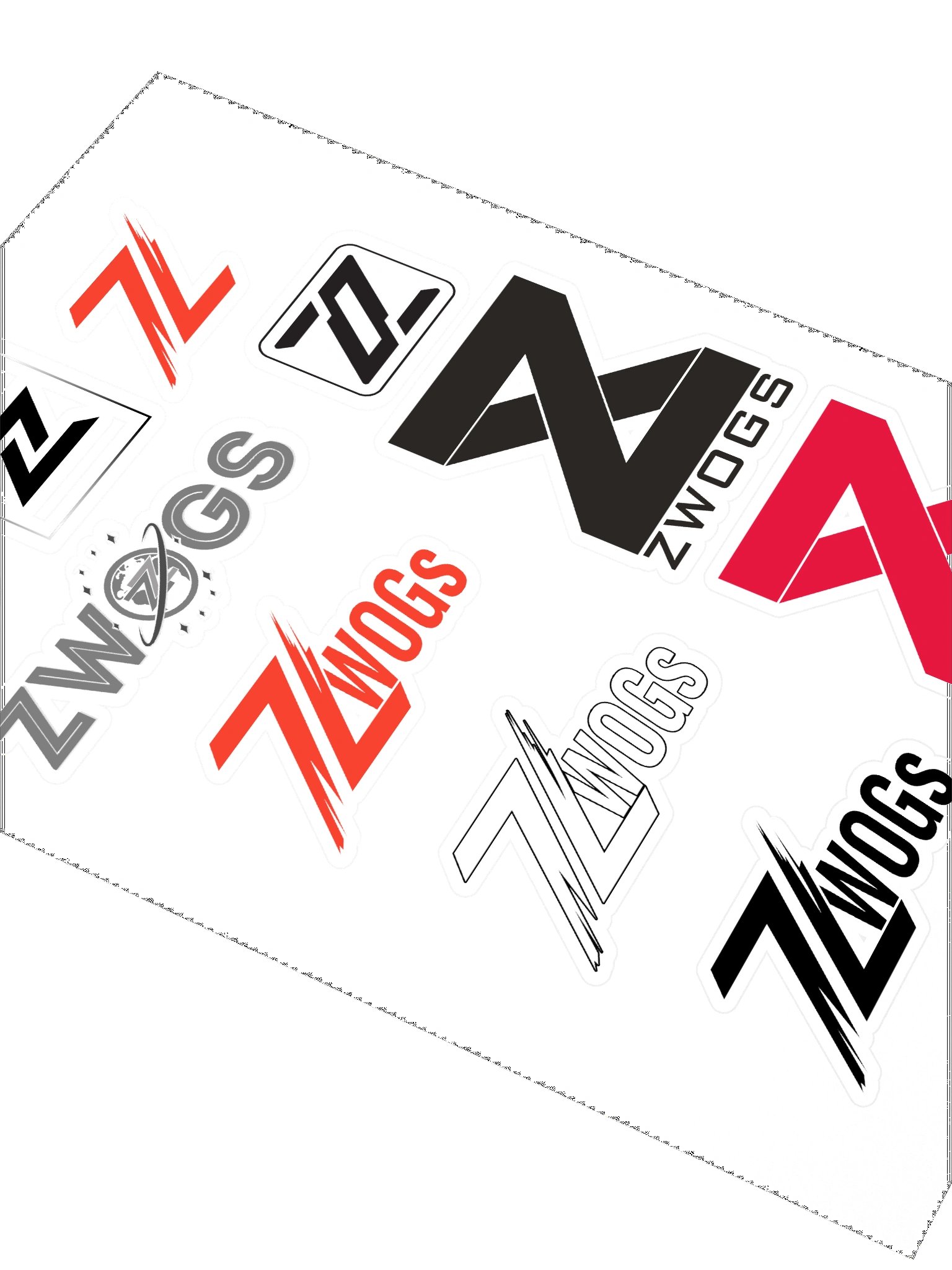 ZWOGs Various Logos - Sticker Sheet, Version 2 product image (2)