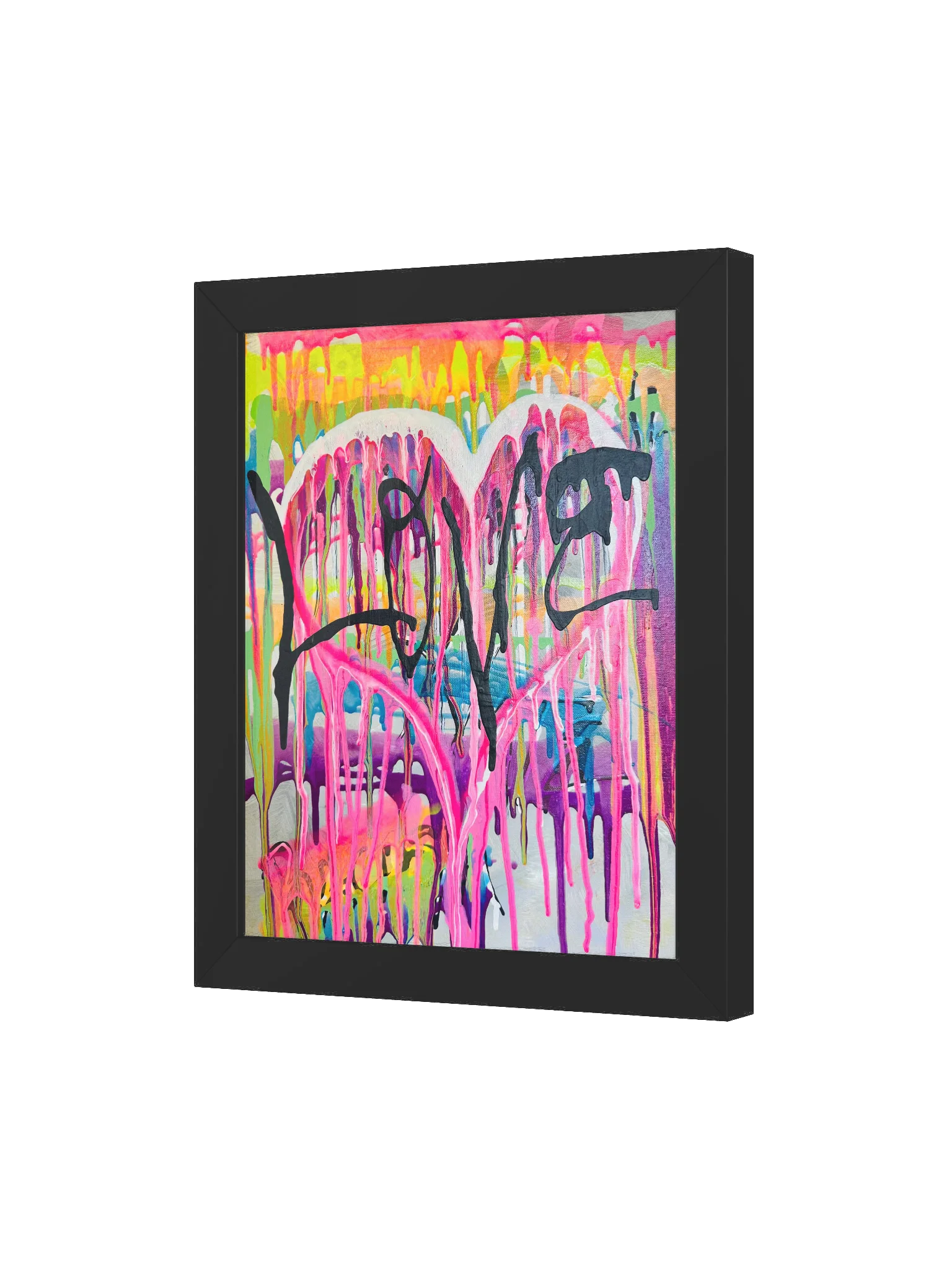 Graffiti Heart Framed Poster Print product image (3)