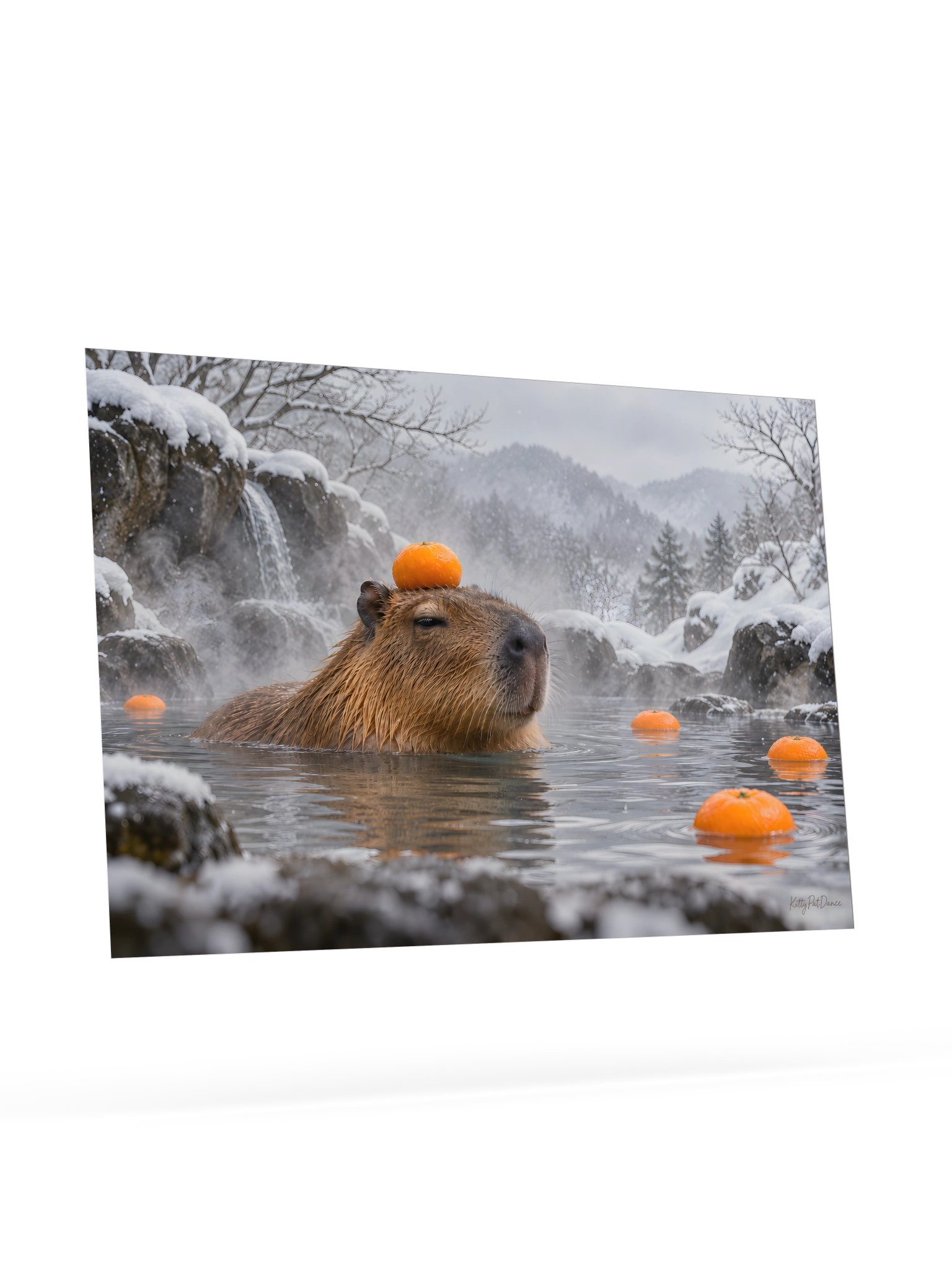Winter Stillness — No Thoughts, Just Capybara | CA-PY-BA-RA product image (3)