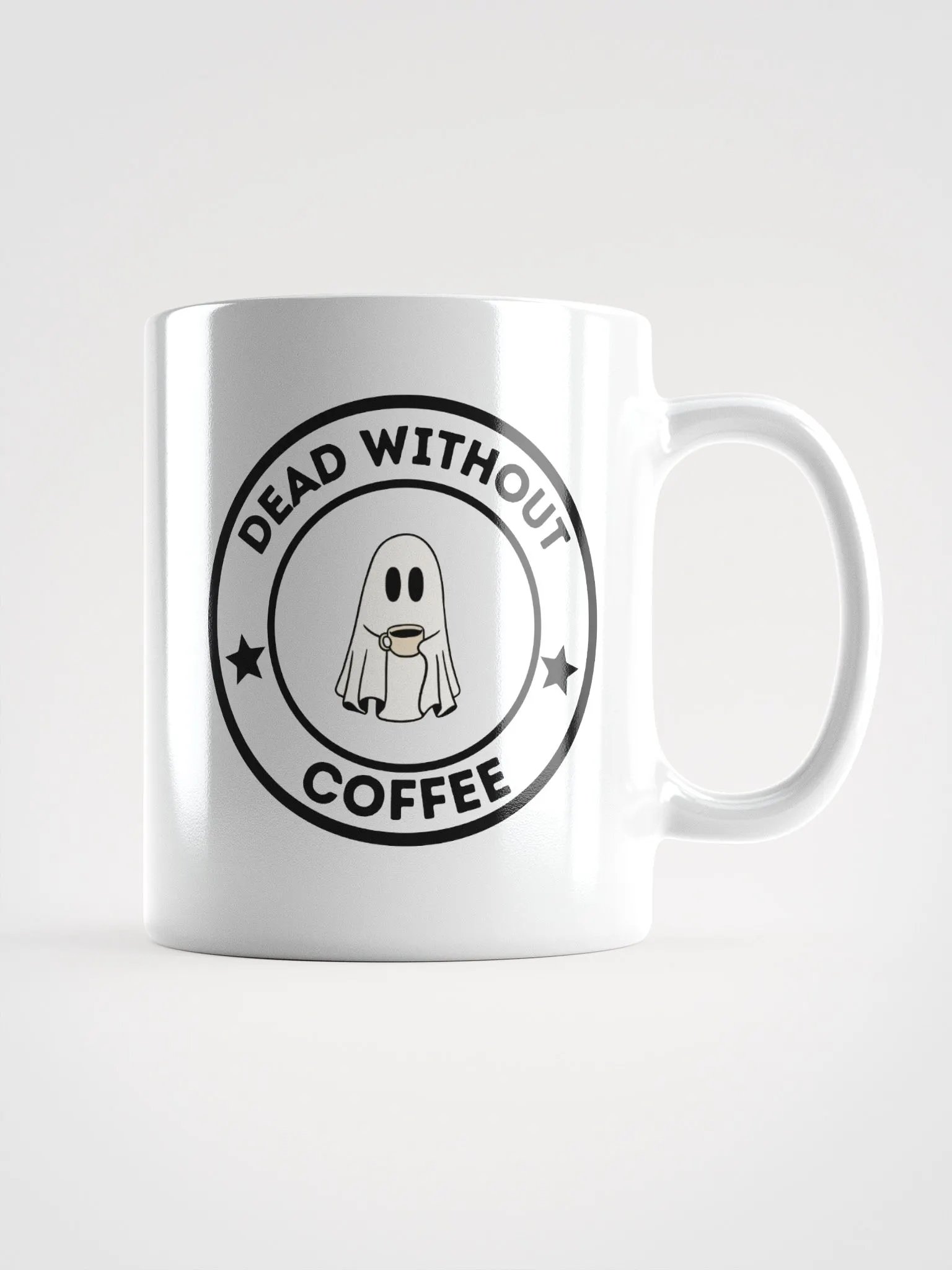 Dead Without Coffee Mug product image (1)
