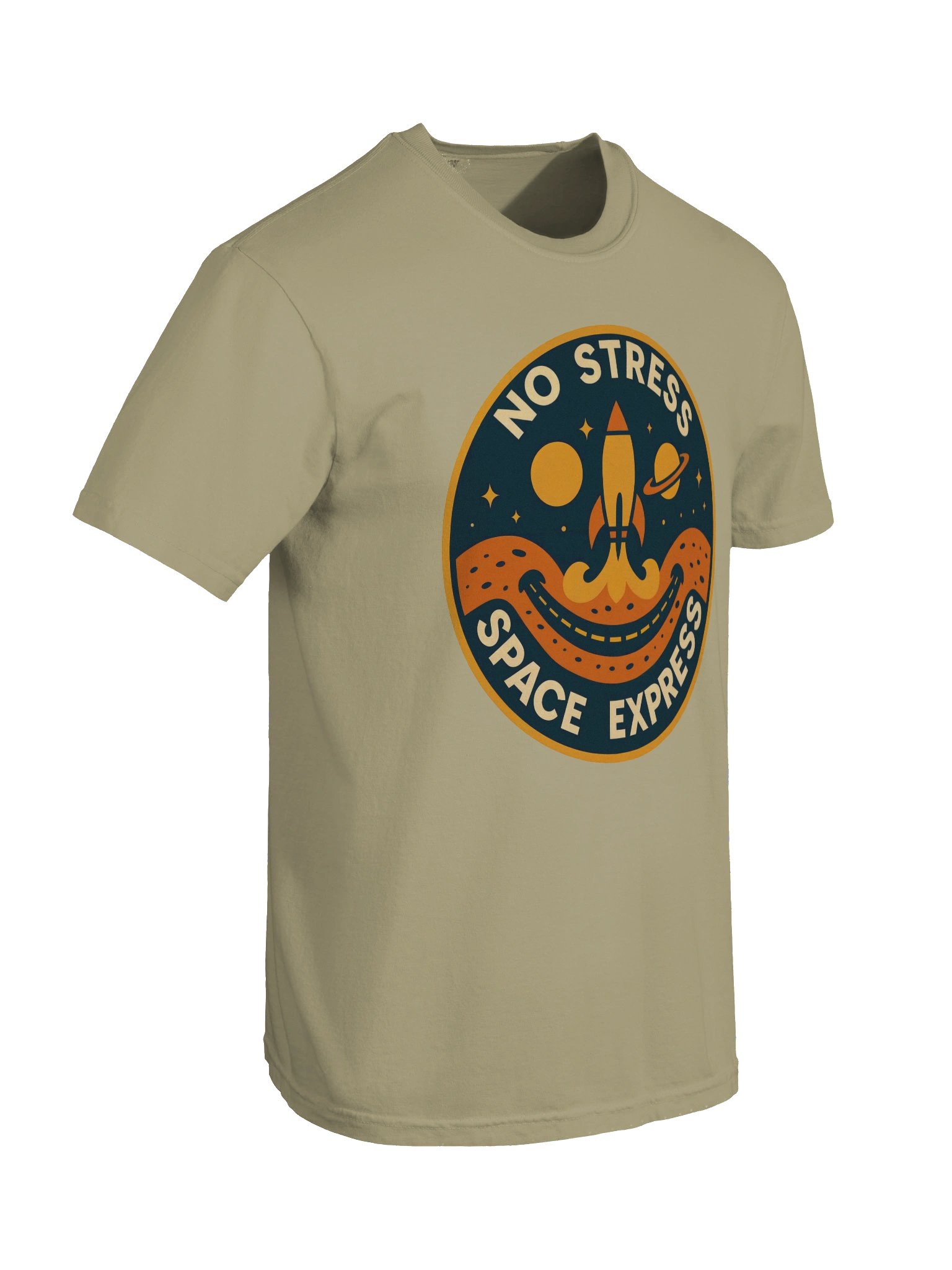 No Stress Space Express - Full-size Logo T-shirt product image (5)