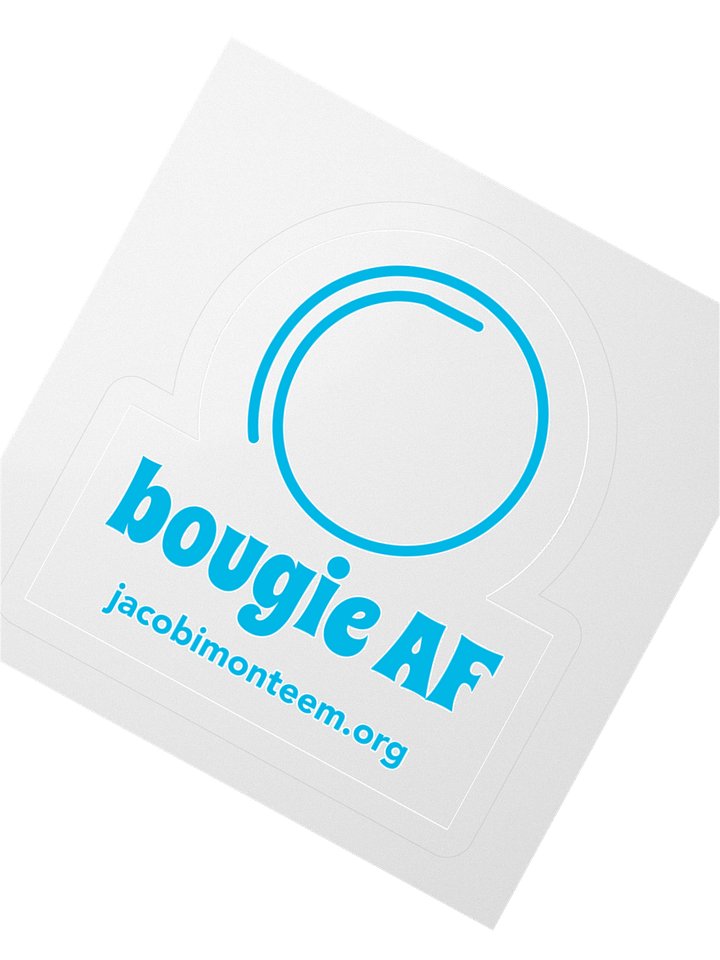 Bougie AF sticker with URL product image (2)
