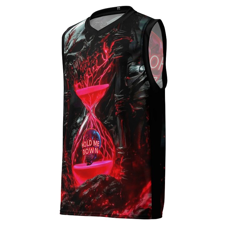 Red Inferno Hourglass Mesh Sleeveless Top product image (1)