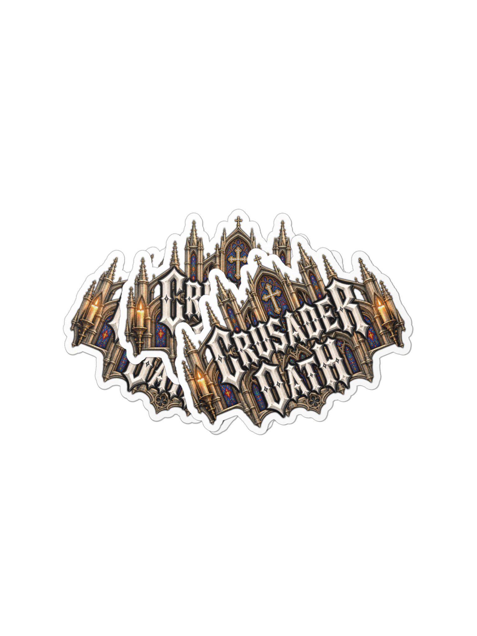 Crusader Oath New Logo Sticker product image (7)