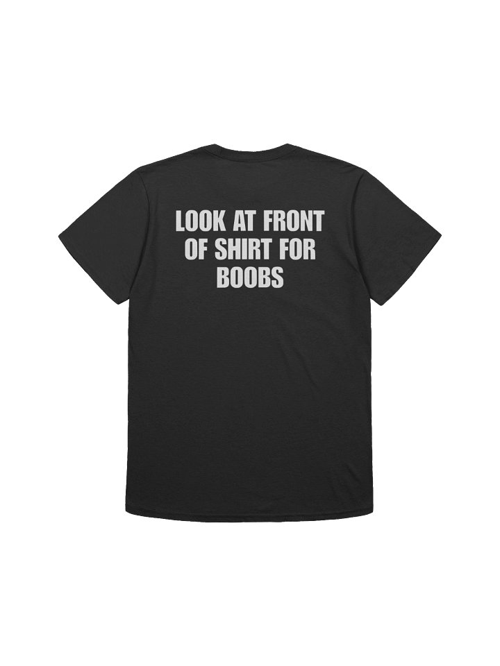 Look at the Front of My Shirt for Boobs Shirt – Luigi Meme product image (2)