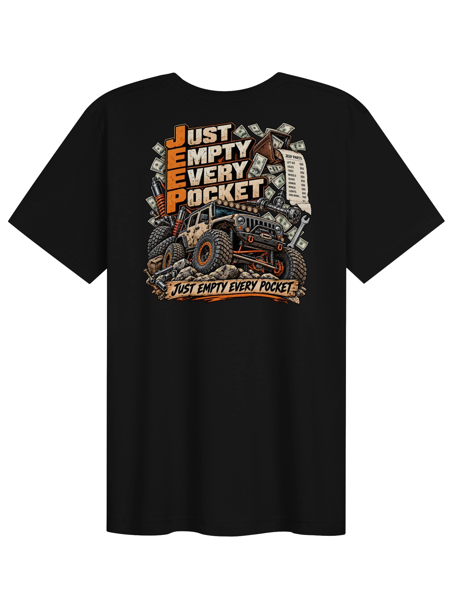 Just Empty Every Pocket JEEP T-shirt product image (9)