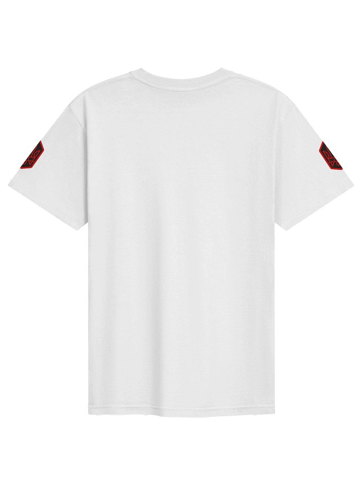 Man Comfort T-shirt With Red Tridents, white product image (2)