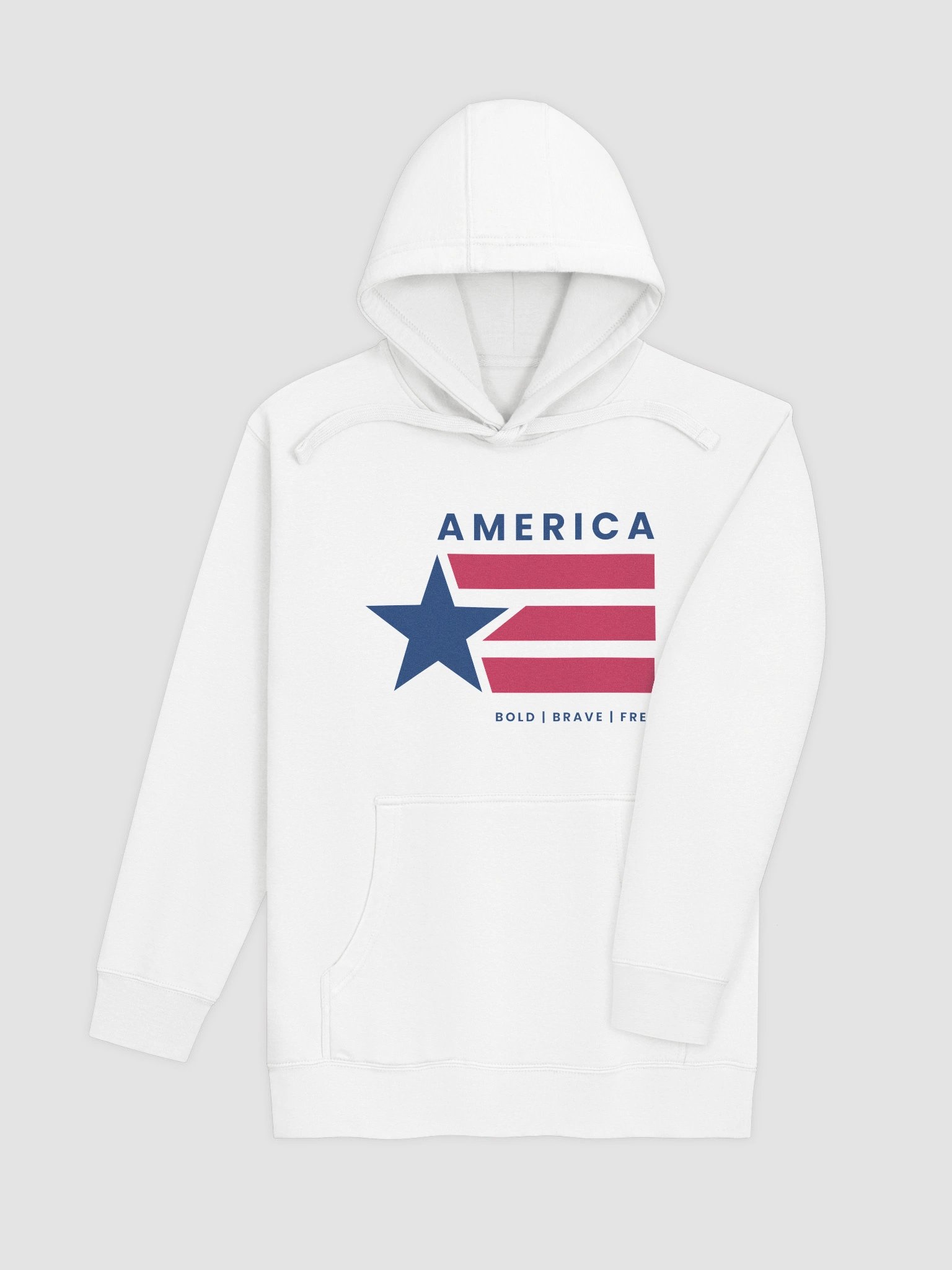 Bold Brave and Free Unisex Hoodie product image (4)