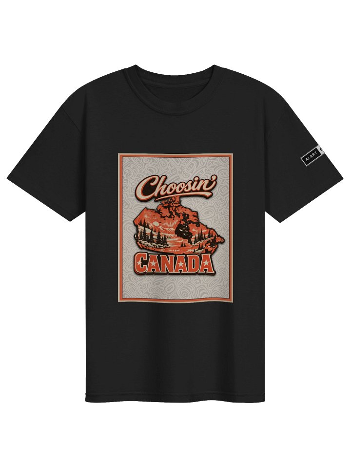 "CHOOSIN' CANADA" 100% cotton T-shirt product image (1)