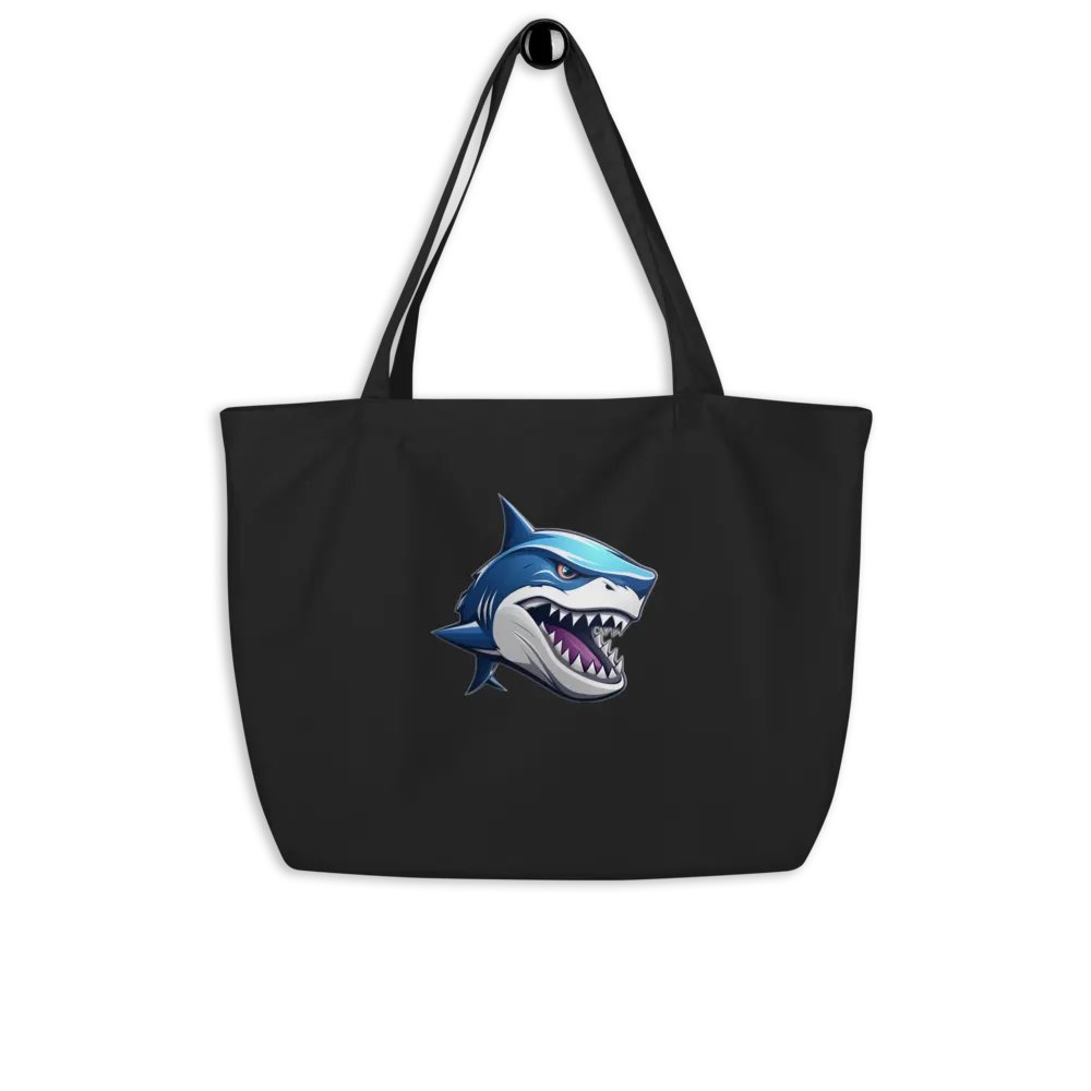 Fierce Shark Head Organic Tote product image (8)