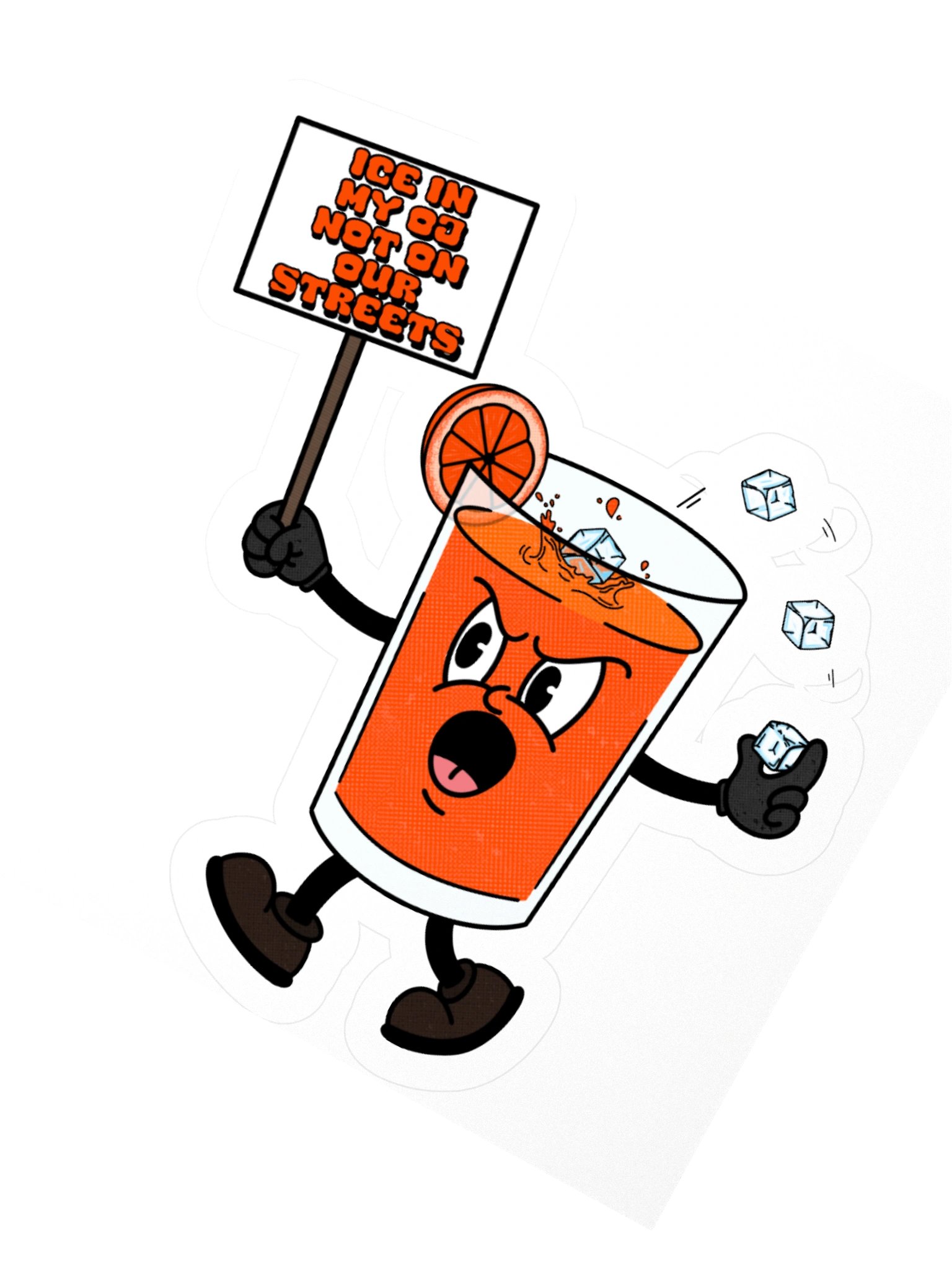 Ice in my OJ Sticker product image (5)