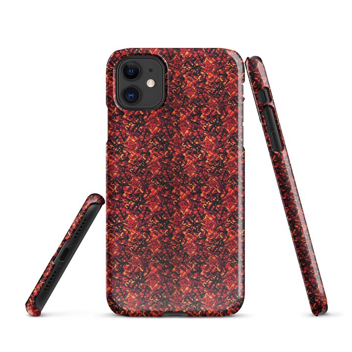 Snap Case for iPhone® – Red Danish Plush product image (1)