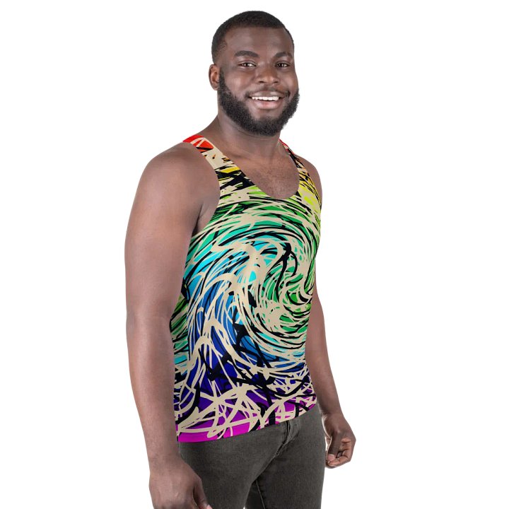 rainbow cyberwave tank top product image (2)