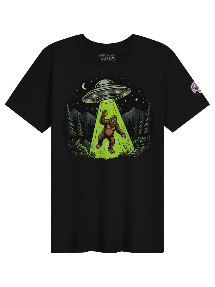 Bigfoot UFO Abduction Vintage Comic Tee product image (1)
