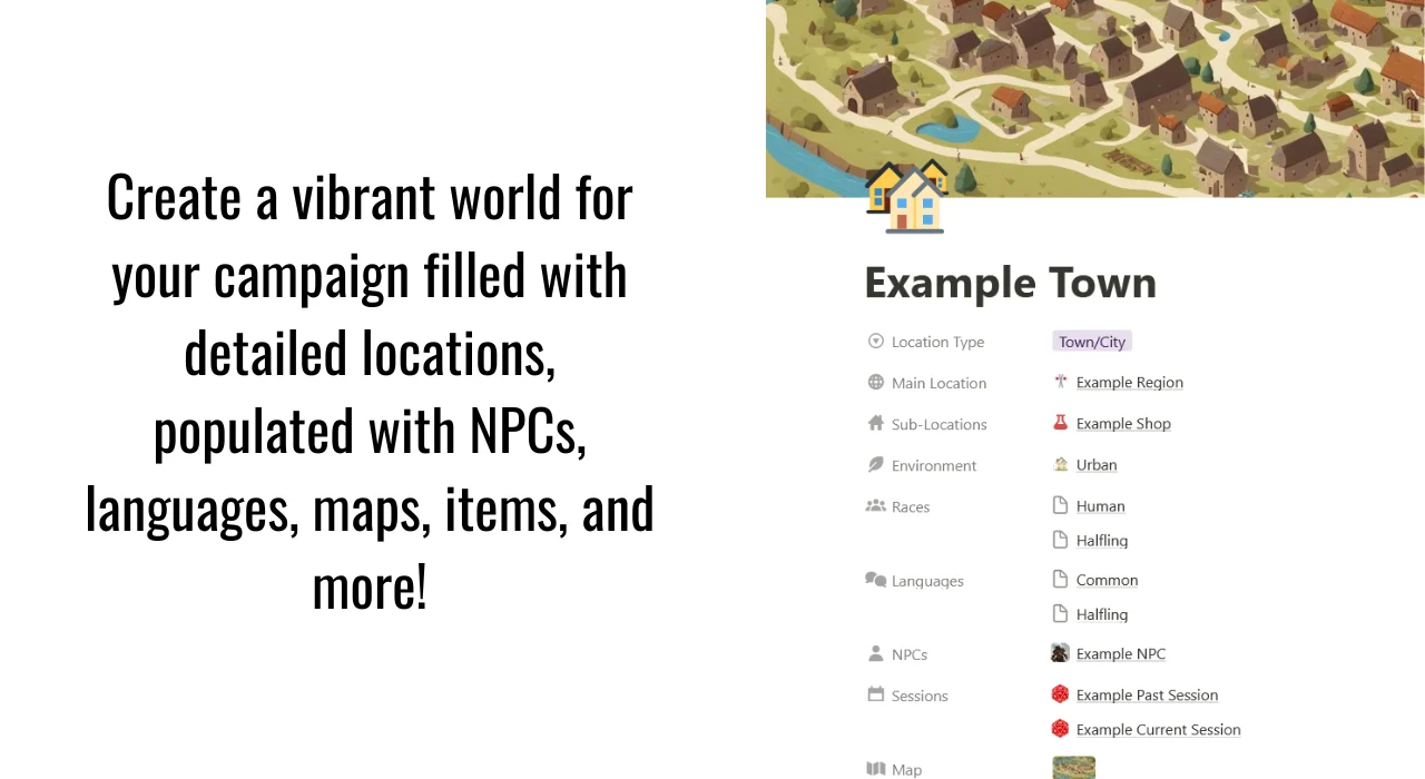 DnD Campaign Codex | Notion Template product image (4)