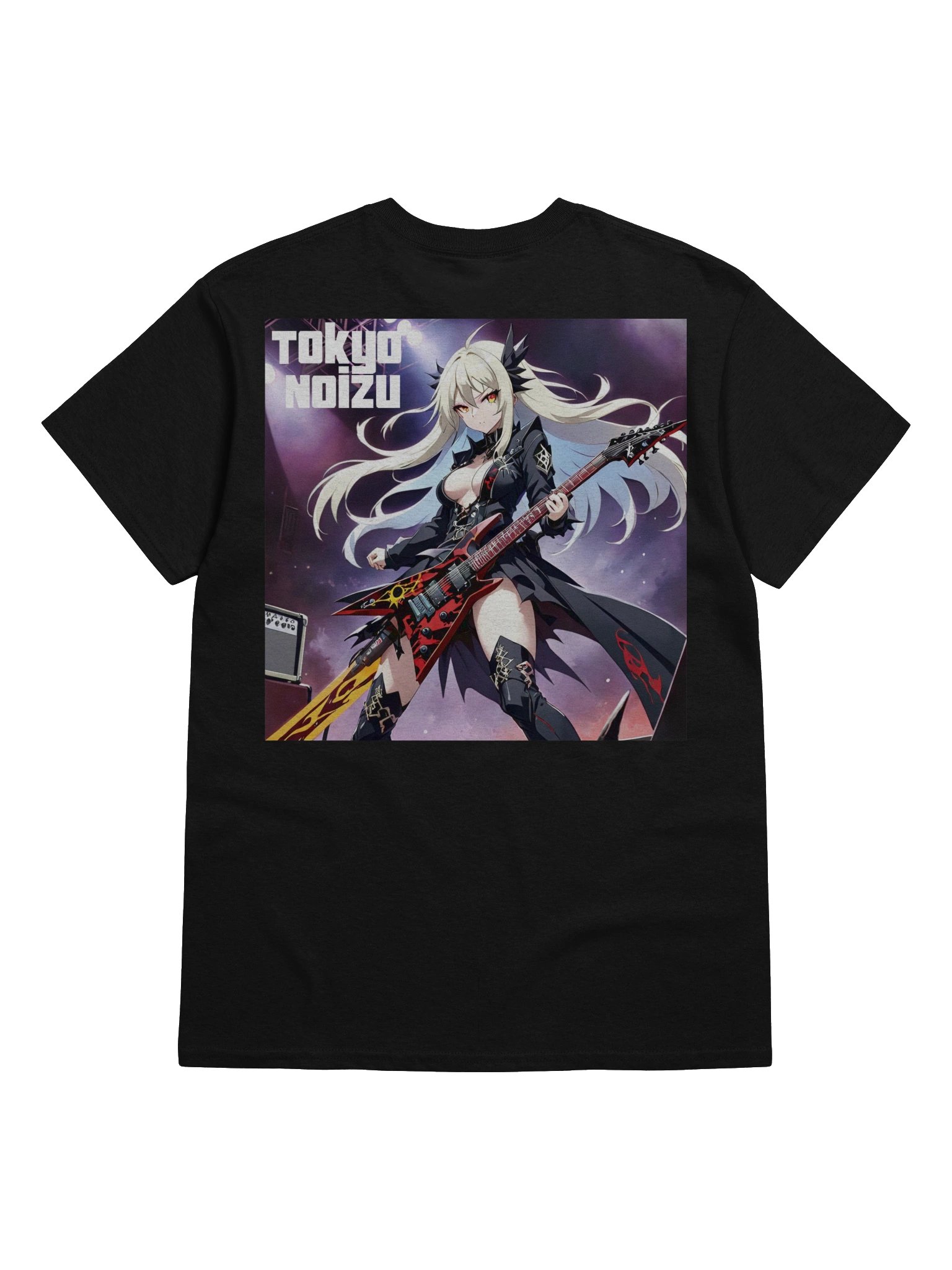 Japanese Anime Metal Guitarist Backprint product image (8)