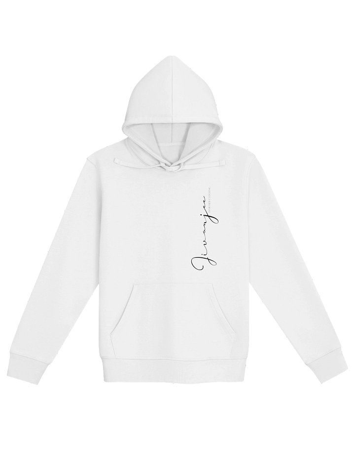 Jivanjee Designer - SIgnature logo hoodie vertical(organic) product image (1)
