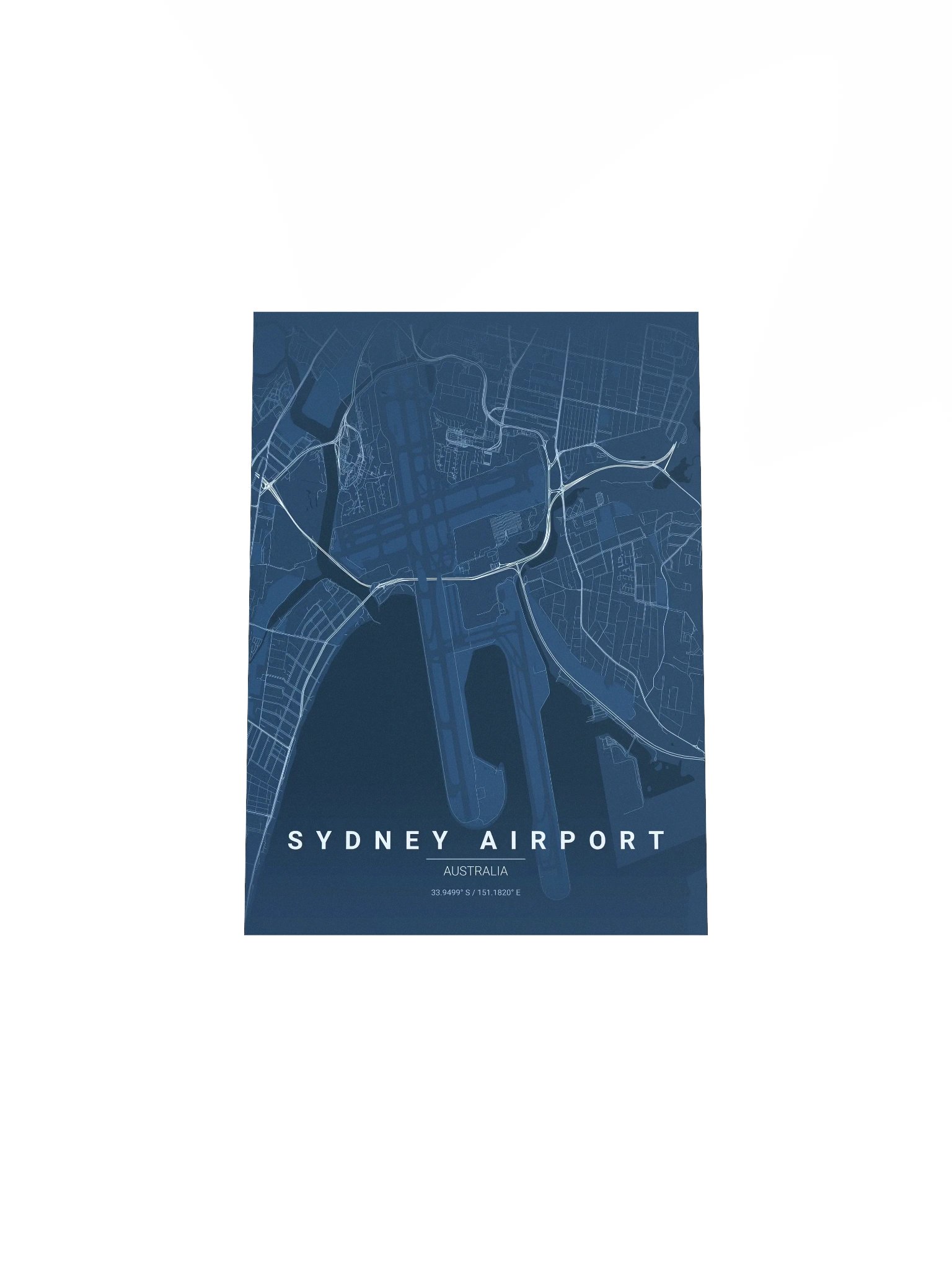 Sydney Airport Blueprint Poster product image (13)