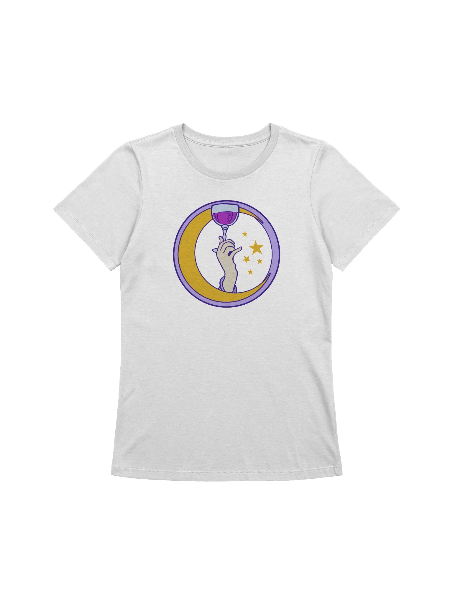 Toasting the Moon Women's Relaxed Fit Tee - Light product image (1)