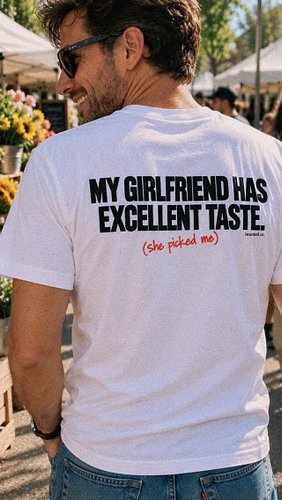 Shop the tee 🛍 — link in bio ....She could've had anyone.

Unfortunately, she has a type. And it's him. 😭

Bro's been braggin...