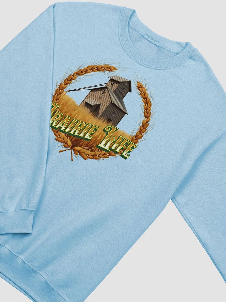 Prairie Life Wooden Grain Elevator Crewneck Sweatshirt product image (6)