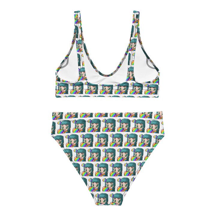 Rainbow Love MannyKae High Waisted Bikini Set product image (2)